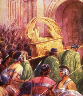 El Arca de la Alianza robada por Filisteos