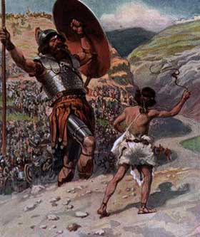 David mata a Goliat