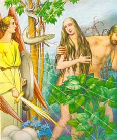 Adán y Eva fuera del Paraíso