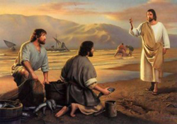 Jesús llama a sus discípulos