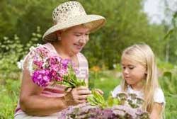 Abuela con nieta