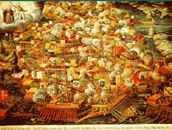 Batalla Lepanto la Virgen y el Señor