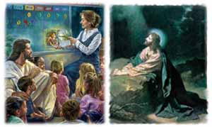Jesús y ninios